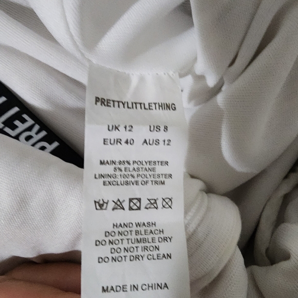 NWT Pretty Little Thing Silver Sequin Split Midi Dress Size: US -8 - Picture 10 of 16